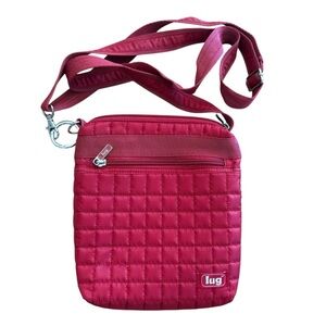 Lug Quilted Crossbody Bag Skipper Red
